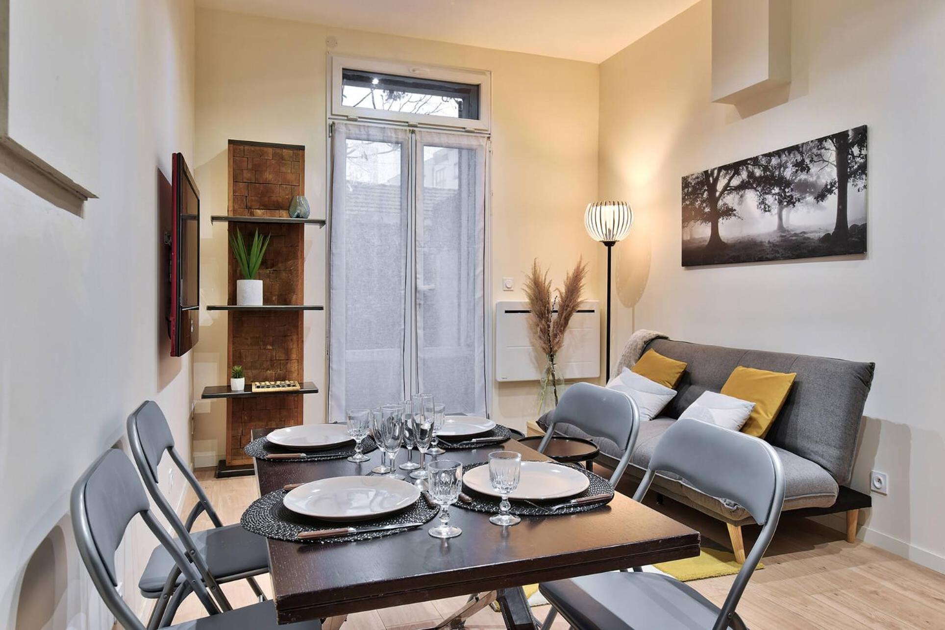 L'Appart Chic - Terrasse - Proche Lyon & Tram Вильорбан Екстериор снимка